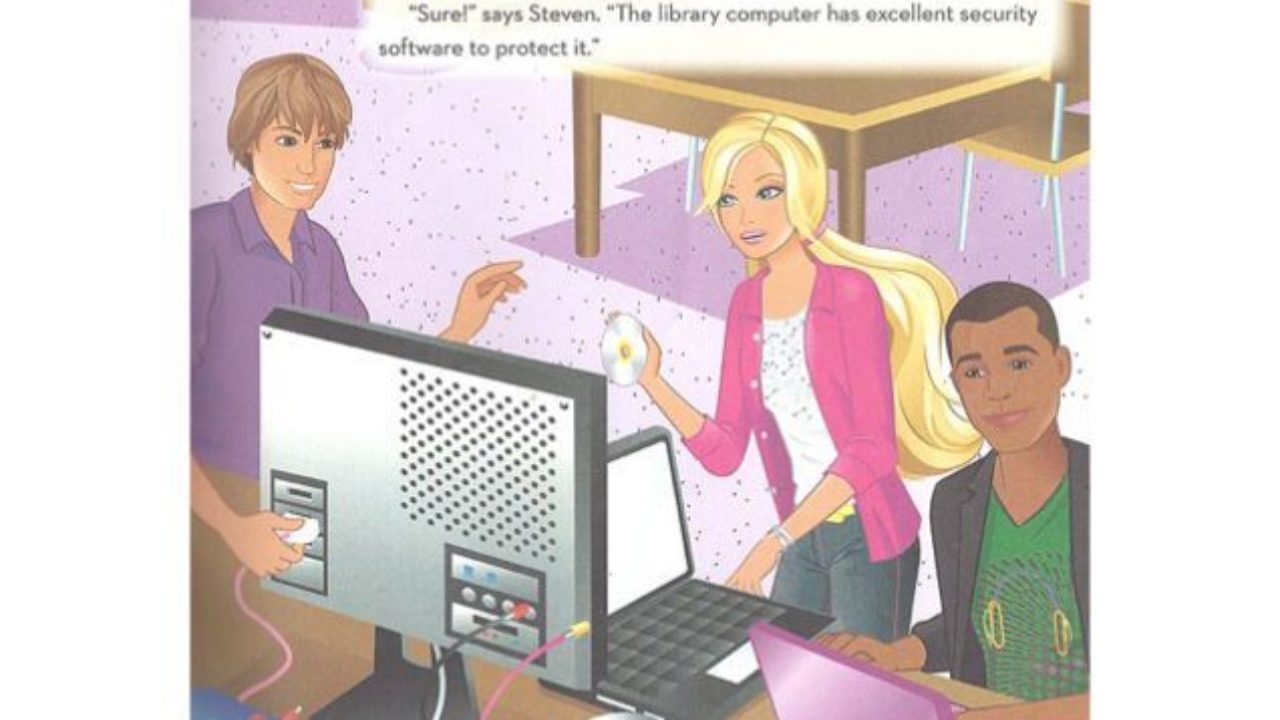 barbie computer