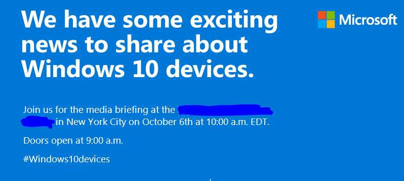 Windows 10 event