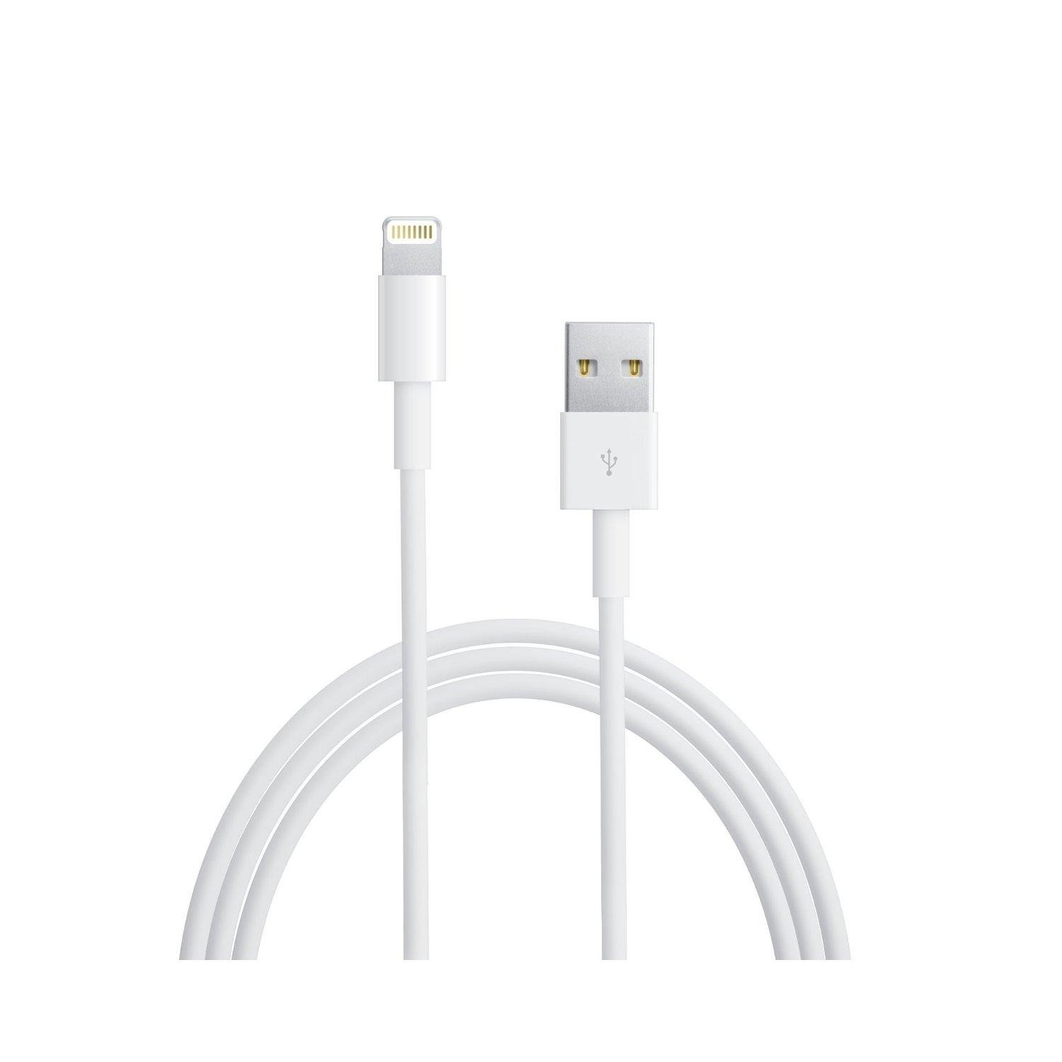 charger and lightning cable iphone