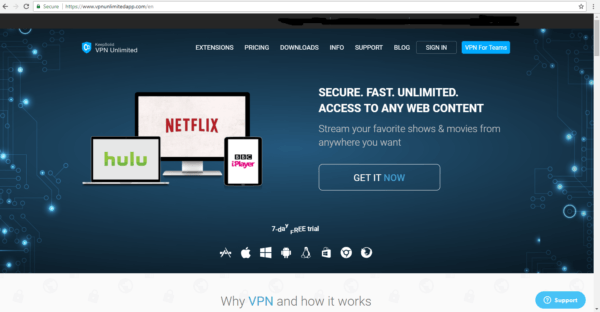 VPNUnlimited VPN public Wi-Fi security