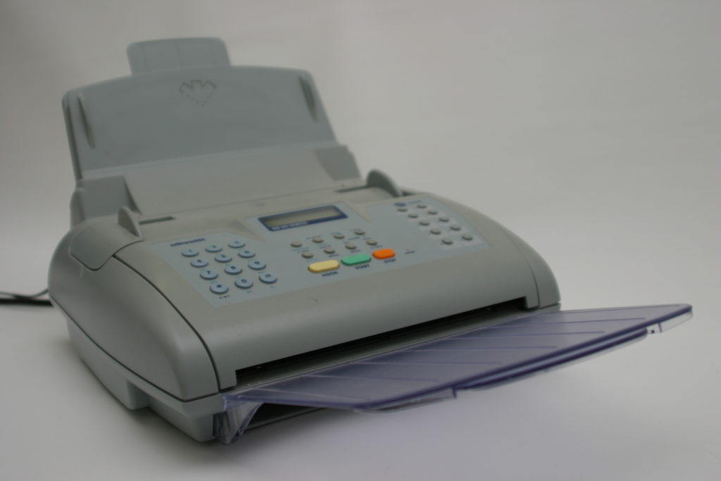 fax machine broadband outdated technology