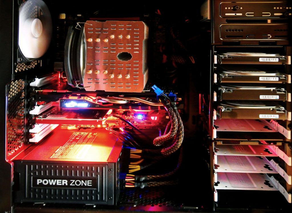 gaming PC CPU GPU computer