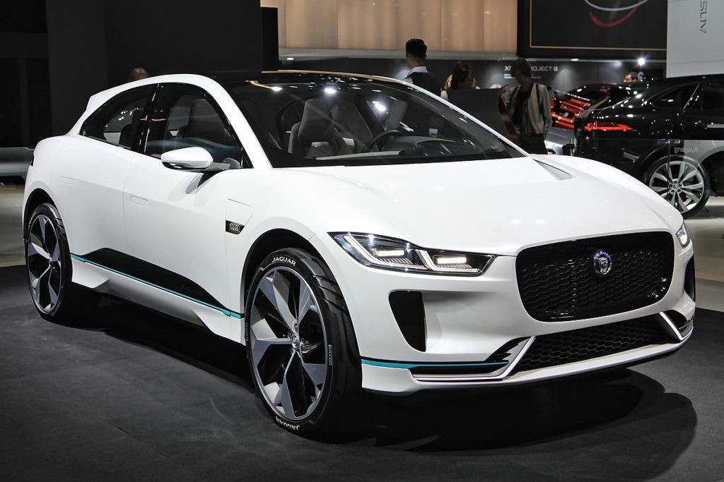 Jaguar I-Pace electric vehicle Tesla X SUV
