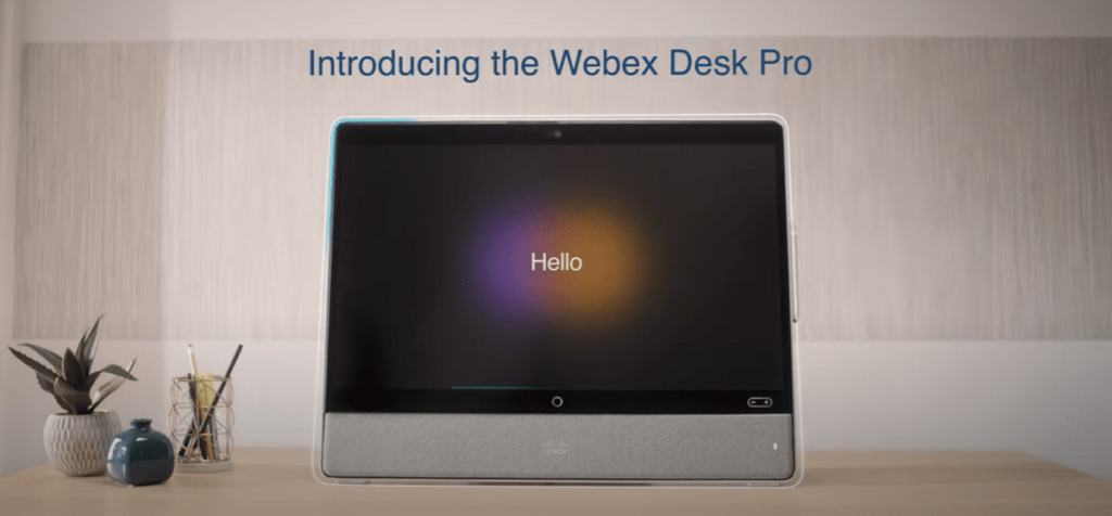Cisco Webex Desk Pro video conferencing