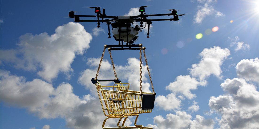delivery drones shipping freight