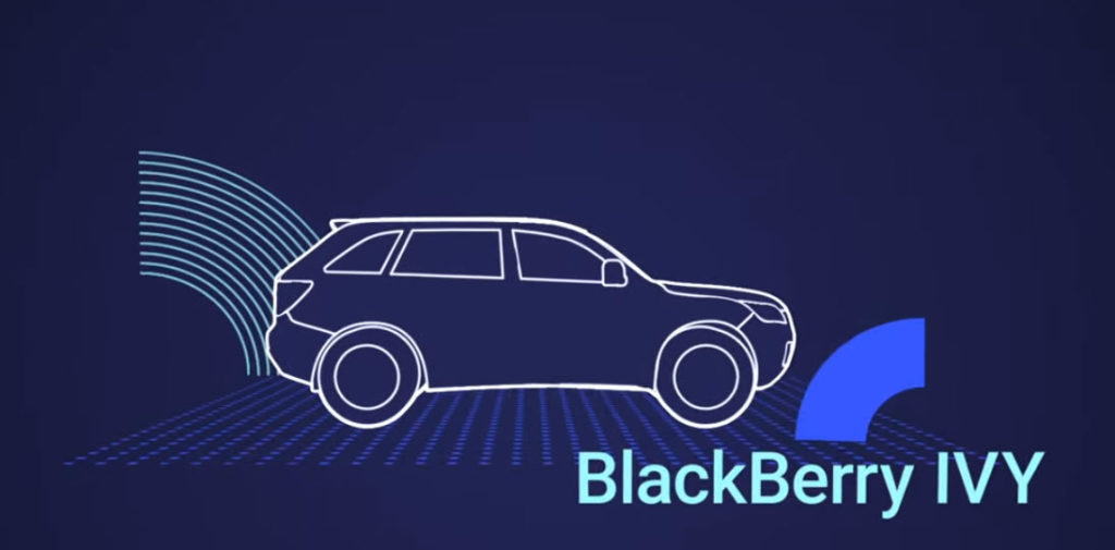 BlackBerry Ivy electric car vehicle autonomous