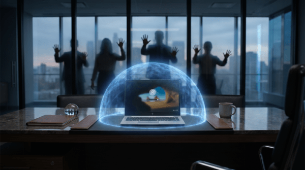 2026 HP Threat Insights Report HP Wolf Security image generated by Artlist.io