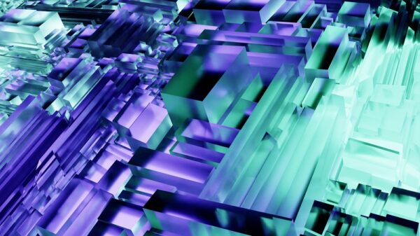 AI adoption Globant https://www.pexels.com/photo/an-abstract-background-with-purple-and-blue-blocks-26559578/