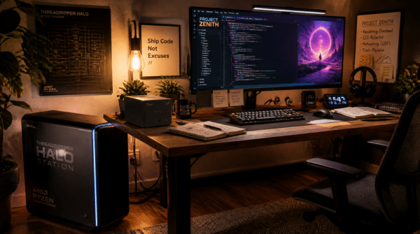AMD desktop data center IFA - Images generated by Artlist.io