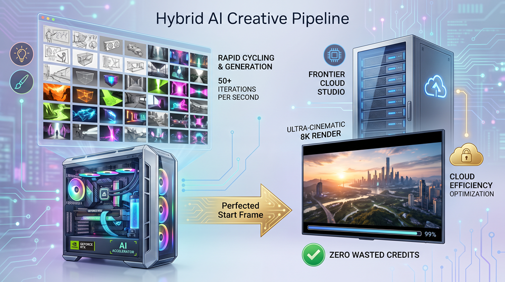 desktop AI PC - Images generated by Artlist.io
