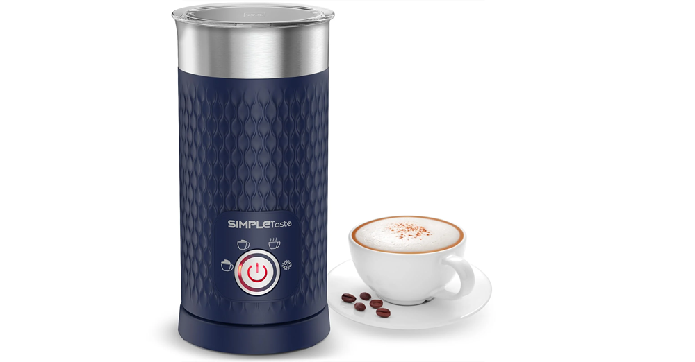 SIMPLETASTE 4-in-1 electric milk frother